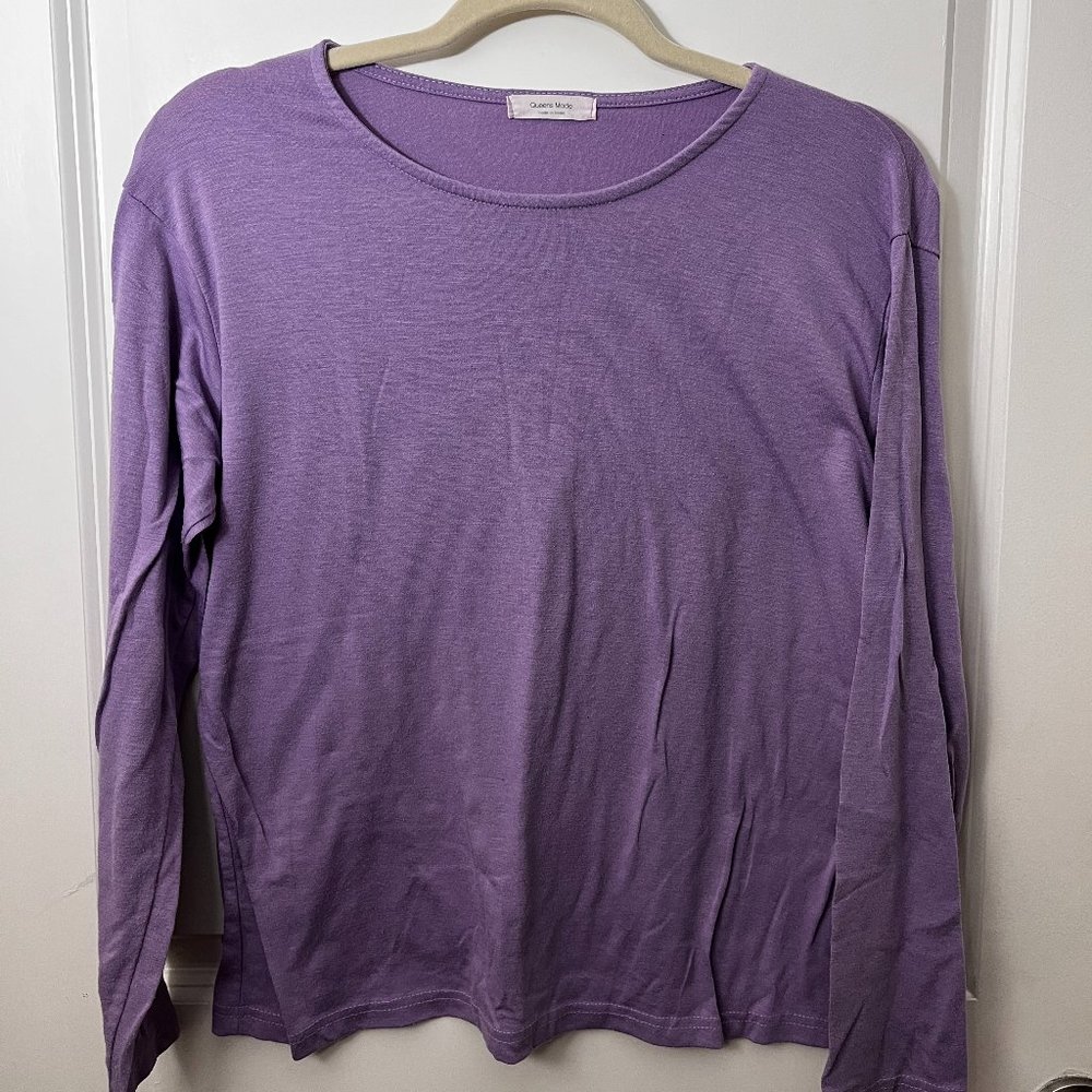 Purple Long Sleeve Shirt
